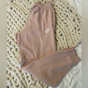 Nike dusty pink Joggers